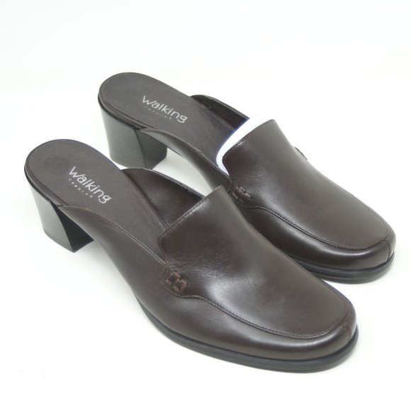 Clog Walking Cradles Brown Leather Size 7.5 - Picture 2 of 7